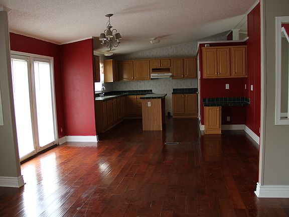 Kitchen and eating area