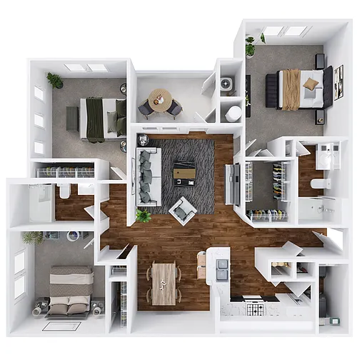Floor plan 3 Bedroom
