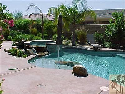 Partial view, spa, water fall, all set at a touch of a button -Please check tour for additional pictures