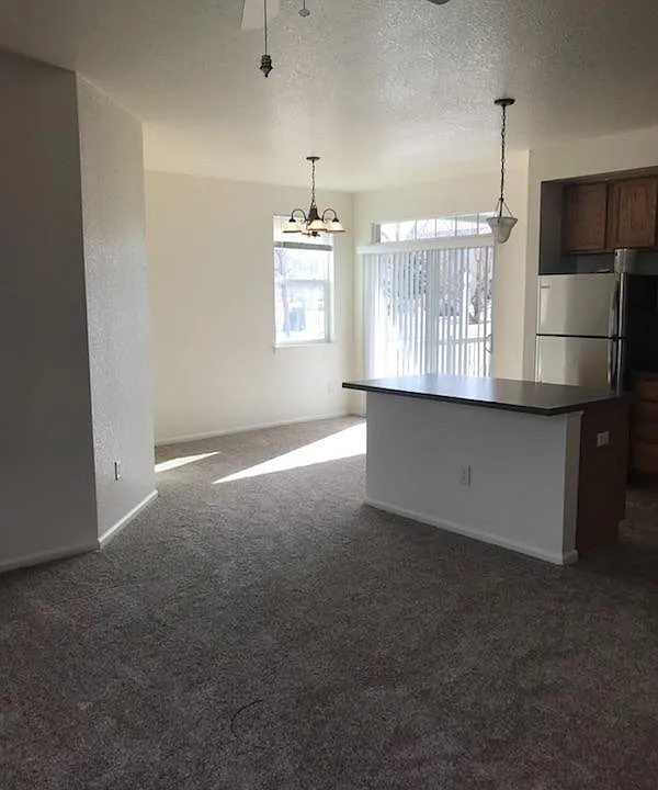 Living, Dining, Kitchen island
