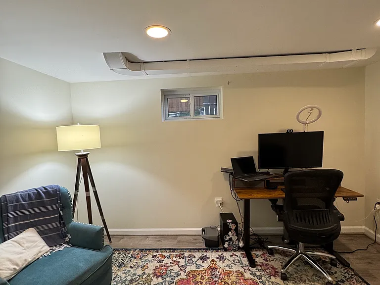 Office in Finished Basement