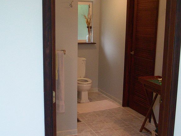 Bath attached to large bedroom