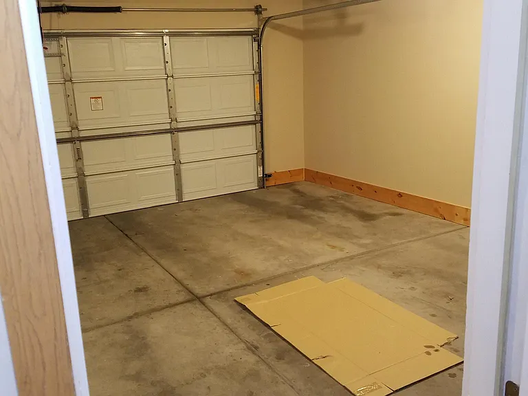 right side of double garage from downstairs doorway