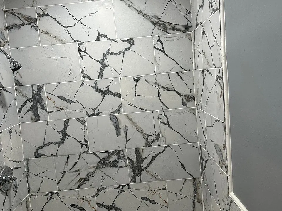 Newly refinished bathroom