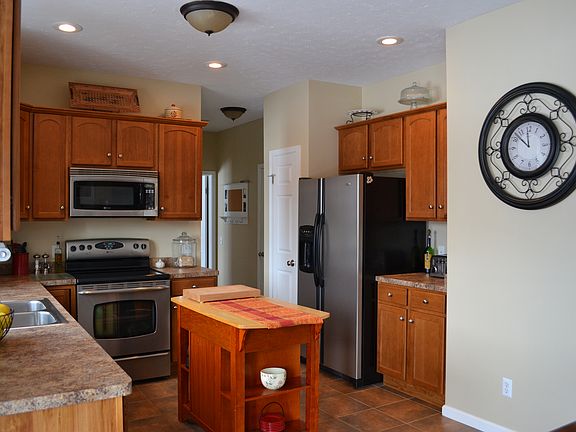 Hickory Kitchen with Island