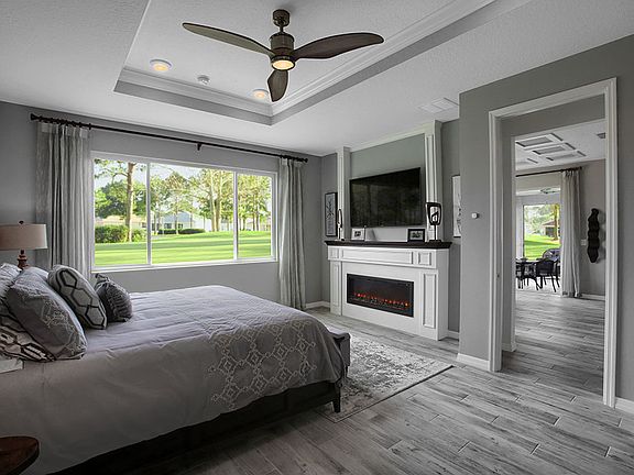 Beatrix Model Floor plan at On Top of the World Communities new homes Ocala, FL Master Bedroom