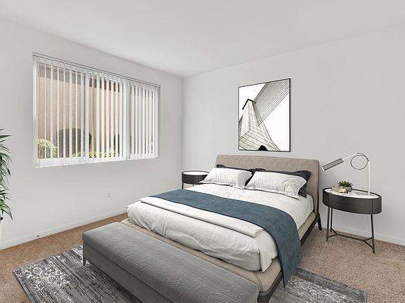 Master bedroom (virtually staged)