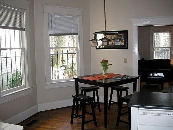 dining area off kitchen and Living room