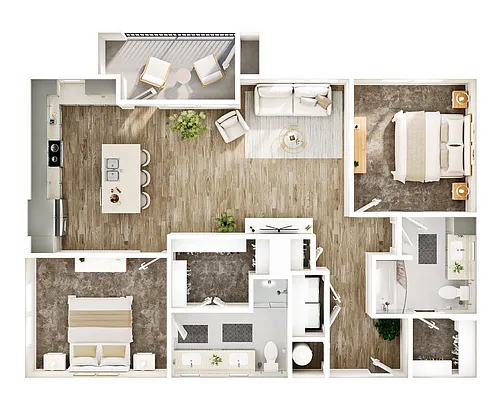 Floor plan B3