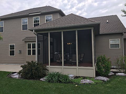 Screened porch