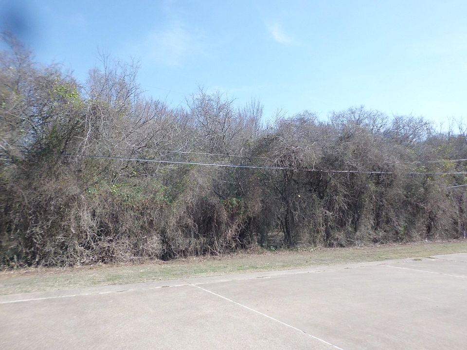 Wooded area to rear of parking area and back yard