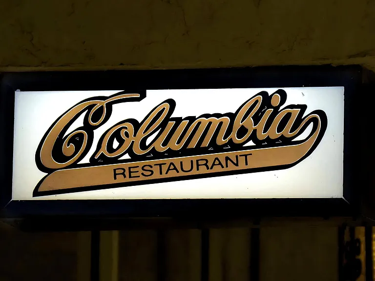 Vintage-Style Columbia Restaurant Sign Just Minutes from Anchor Riverwalk
