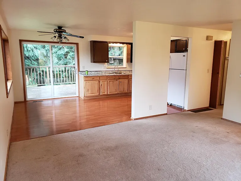 kitchen from living room