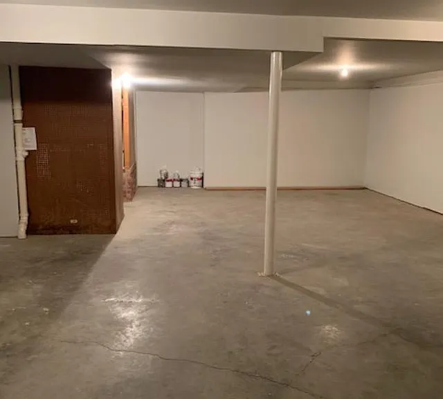 Oversized garage....great workspace or room enough for more than 2 vehicles