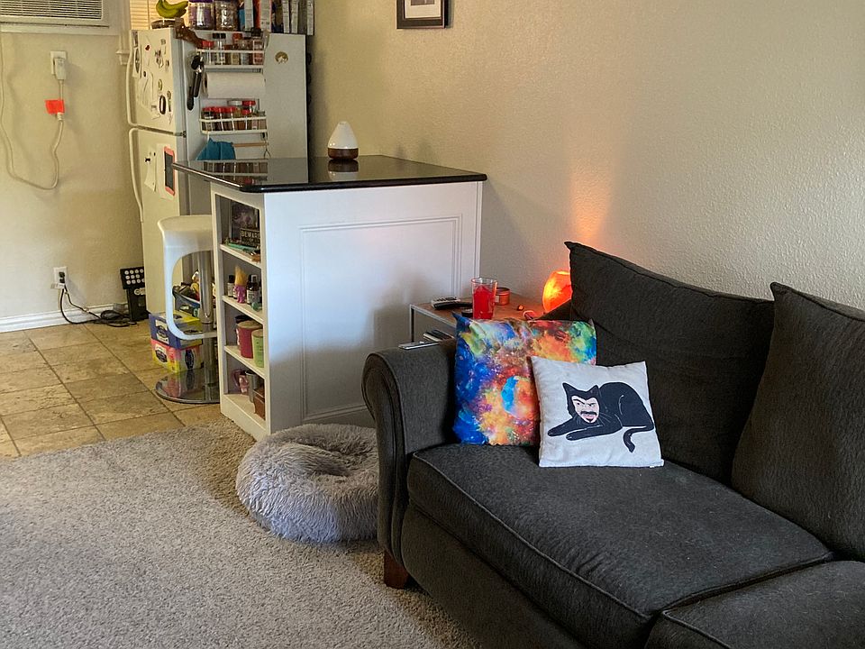Living Room with Kitchen Beyond