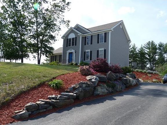 Slight hilltop setting