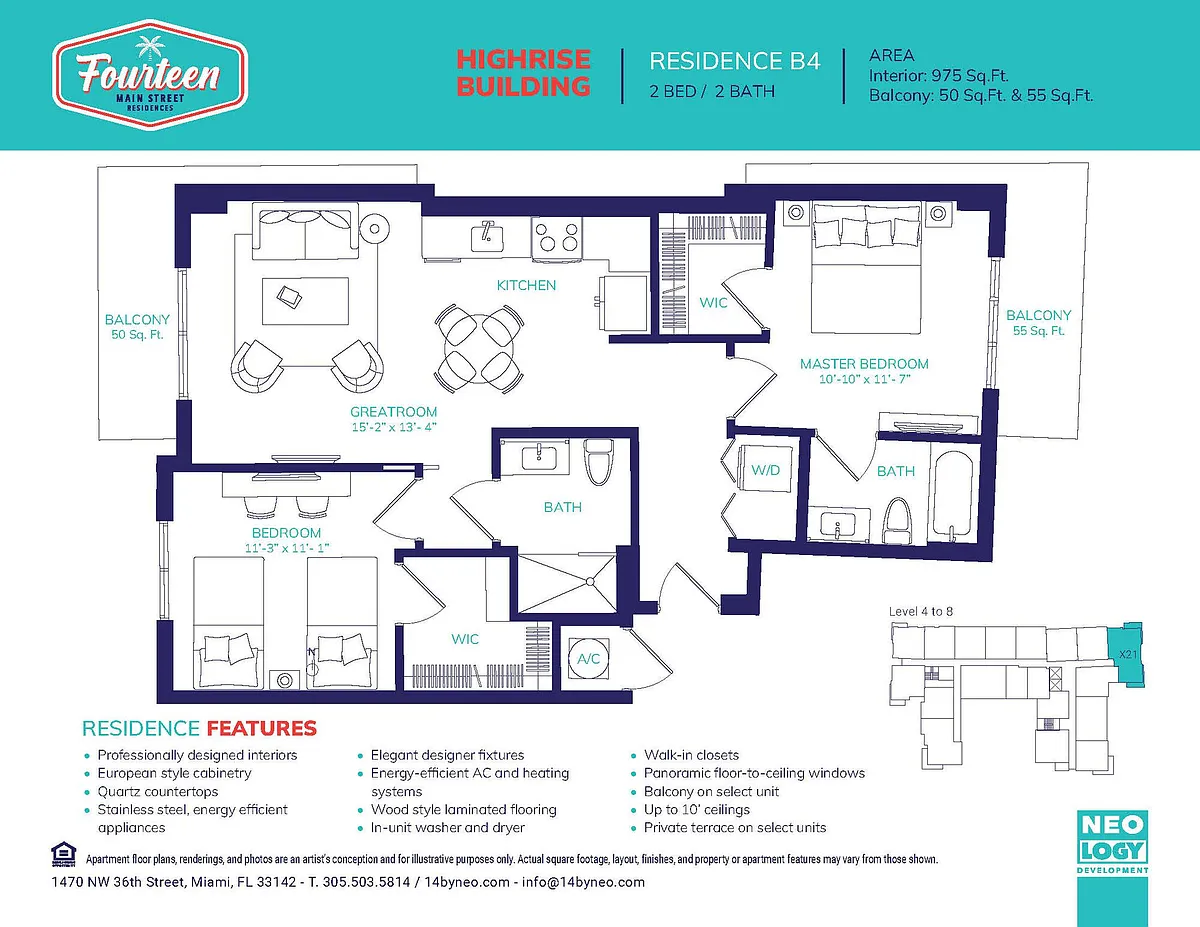 Floor plan B-4