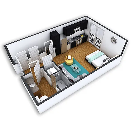 Floor plan Athmar Park Platinum