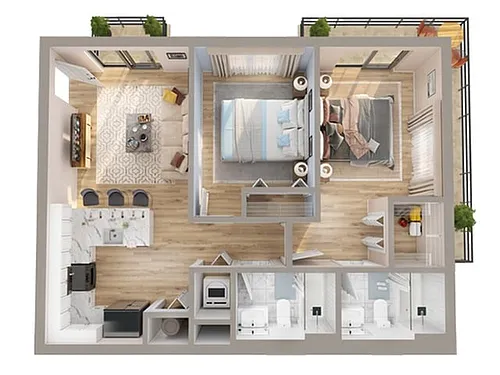Floor plan Flamingo