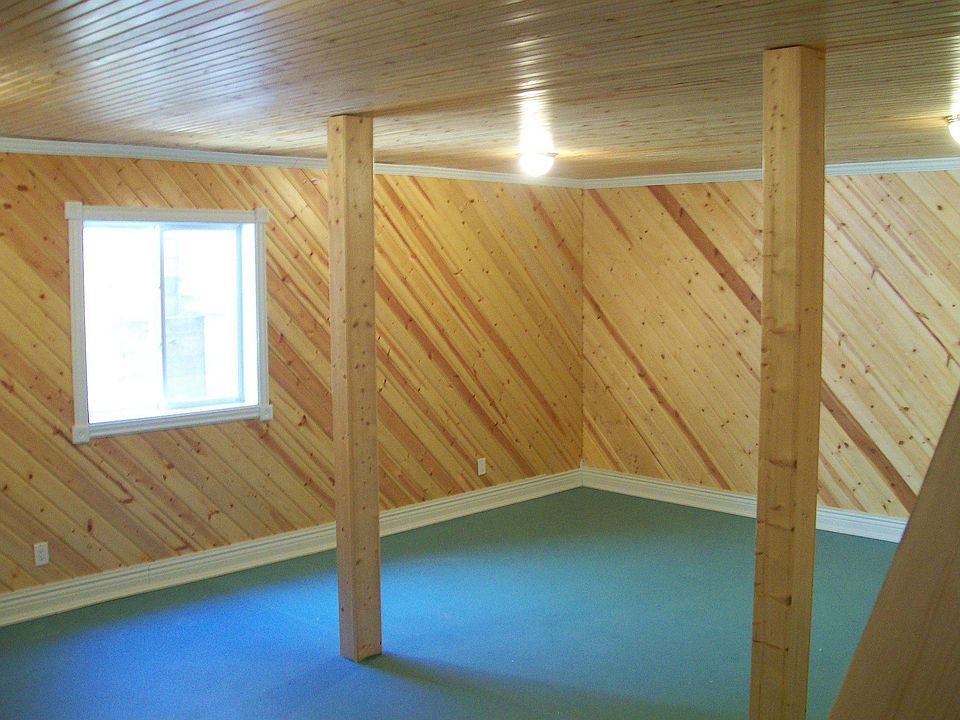 Finished side of basement