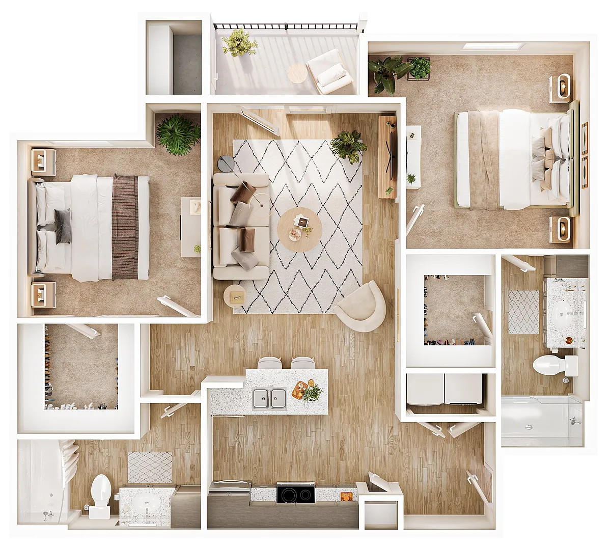 Floor plan B2