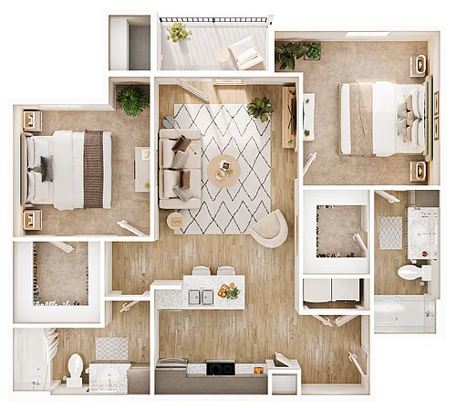 Floor plan B2