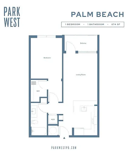 Floor plan Palm Beach