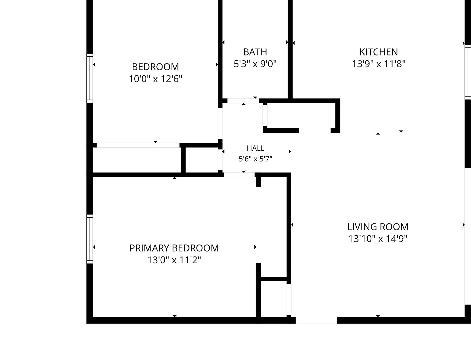 2 bed, 1.0 bath, 810 sqft, $1,600 — Photo 3