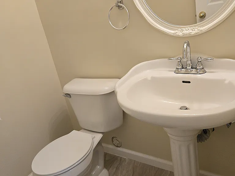 Half bath on main floor