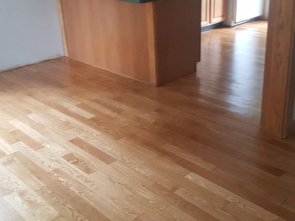 Newly done hardwood floors