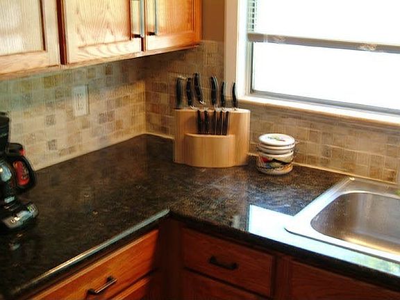all new granite , tile, sink