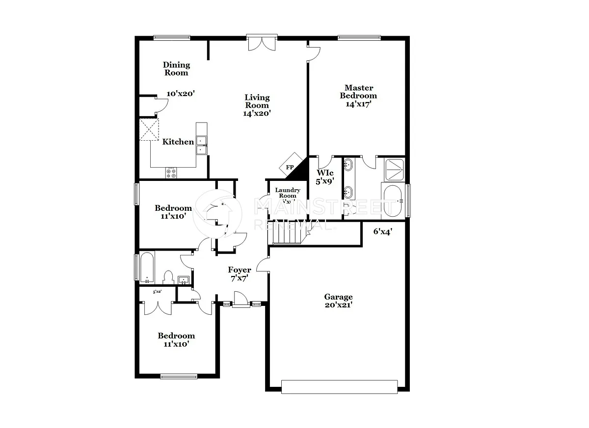 Floor Plan - 206 Hourless Dr