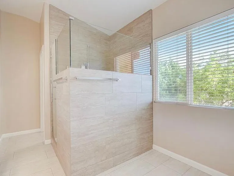 Master shower
