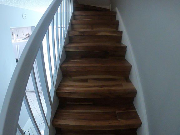 wood stairs