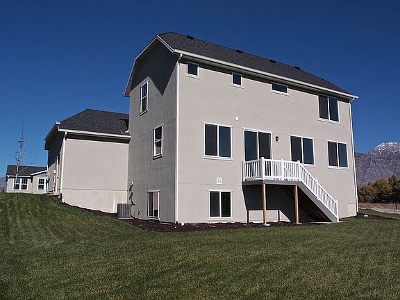 Backyard looking at house
