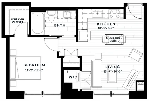 Floor plan 1C