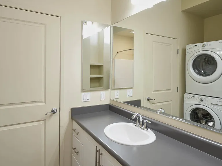 Phase 3 Bathroom with In-home Washer and Dryer