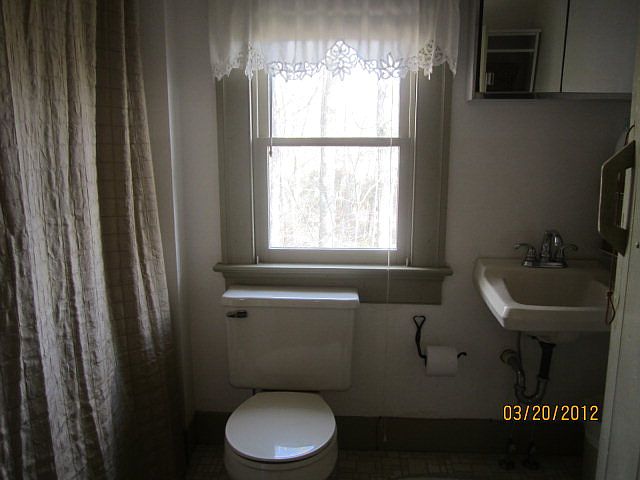 Full Bath on the upper level