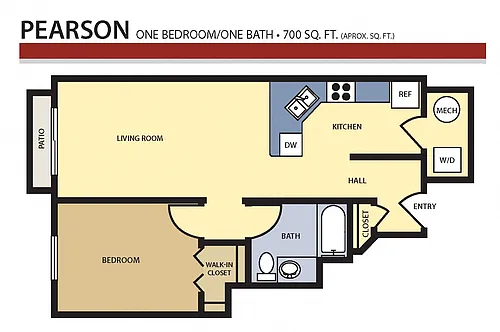 Floor plan Pearson