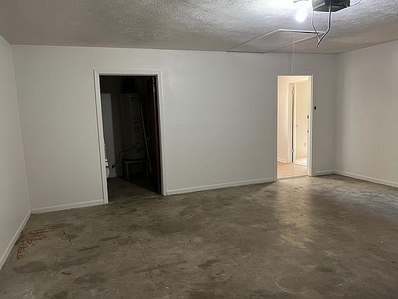 2 car garage with storage area