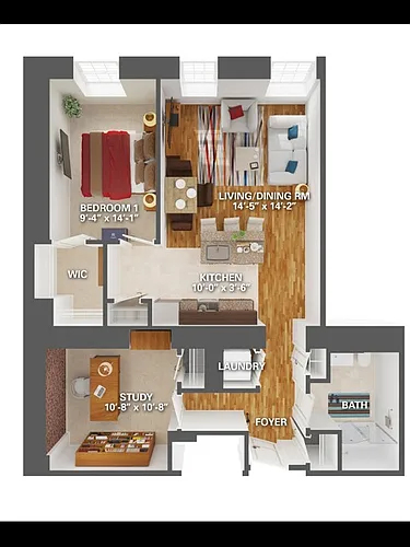 Floor plan Morlaix