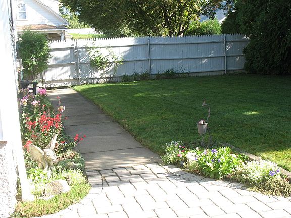 Fenced yard