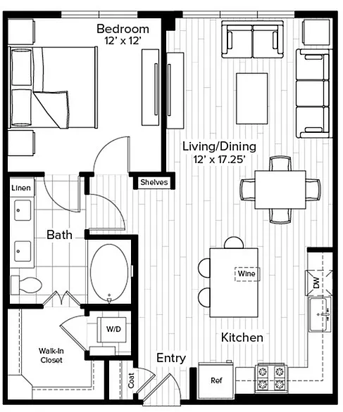 Floor plan A21
