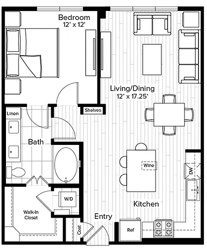 Floor plan A21