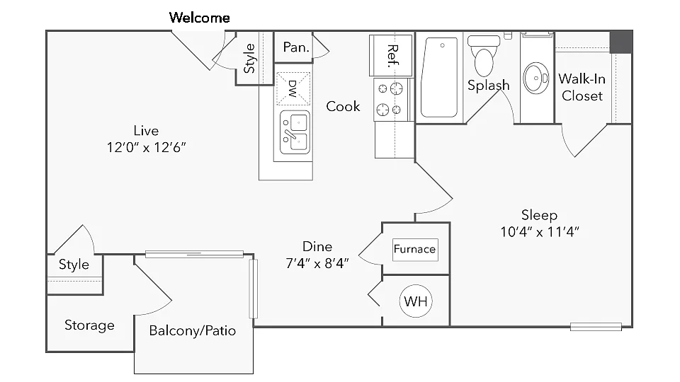Floor plan Aiken