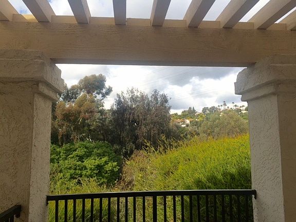 View from the front door patio area