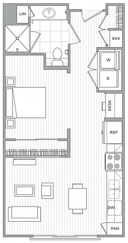 Floor plan Studio-S2