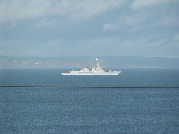 Great views of passing ships