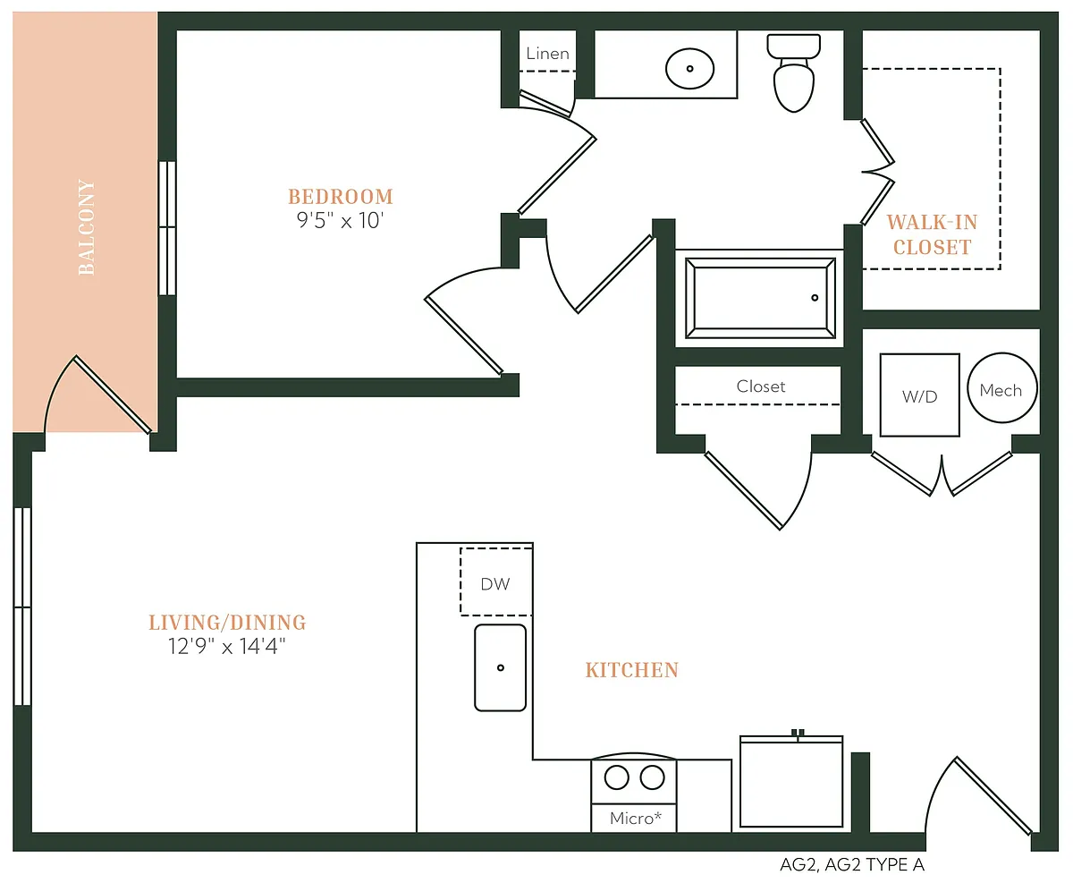 Floor plan A1F
