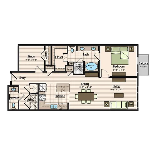Floor plan Augusta